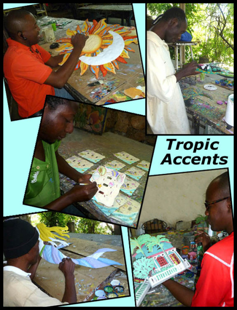 Talented Haitian metal artists - tropical designs - Tropic Accents